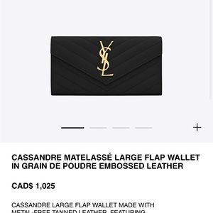YSL wallet